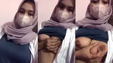 Bokep Hijab Zilla Pap Payudara Hot Viral Indo poster