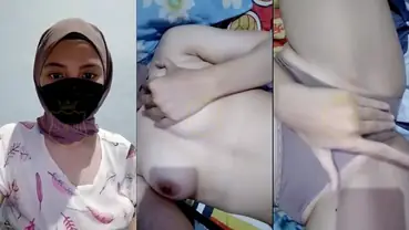 Bokep Ukhti ABG Hijab Ria Remas Toketnya poster